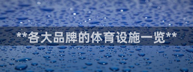 意昂体育3官方客服电话：**各大品牌的体育设施一览*