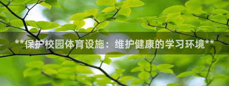 意昂3集团官网首页：**保护校园体育设施：维护健康的
