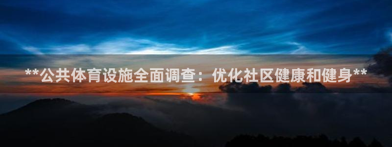 意昂体育3平台：**公共体育设施全面调查：优化社区健
