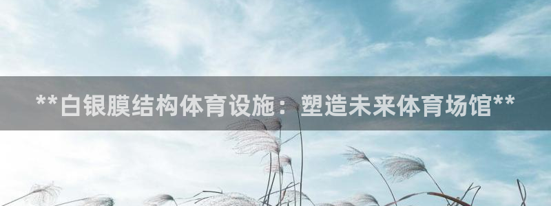 注册意昂3：**白银膜结构体育设施：塑造未来体育场馆