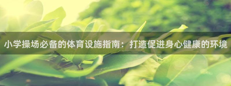 意昂体育3平台注册要钱吗是真的吗：小学操场必备的体育